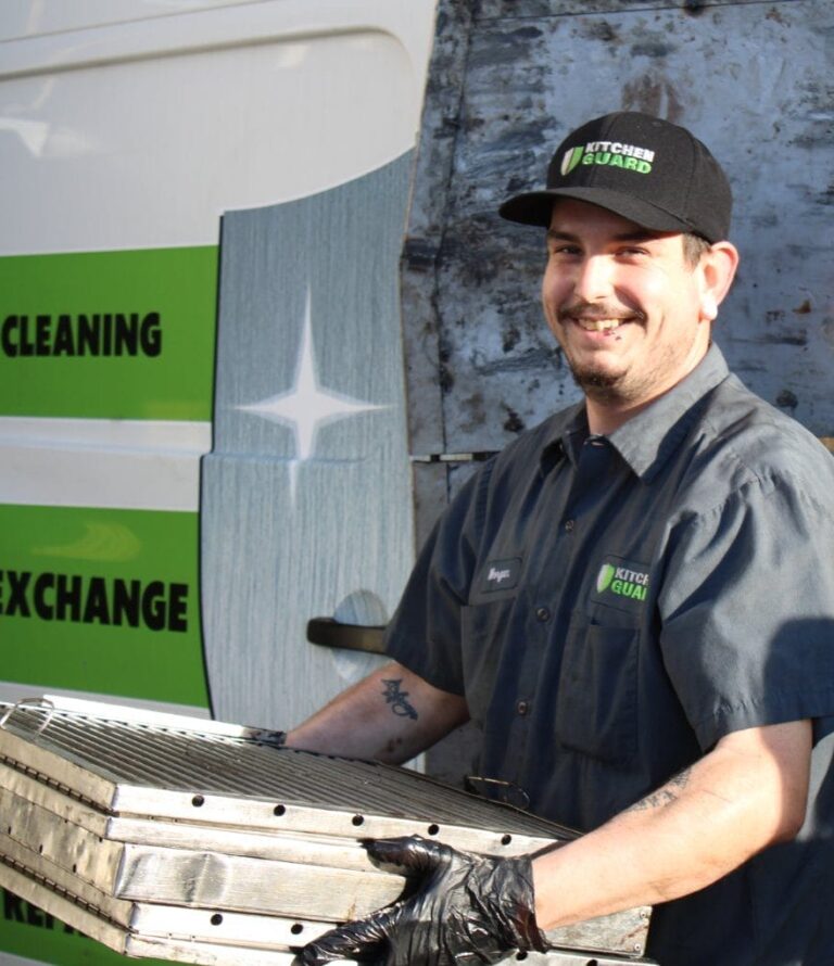 Owner of a Kitchen Guard, a low-cost franchise opportunity
